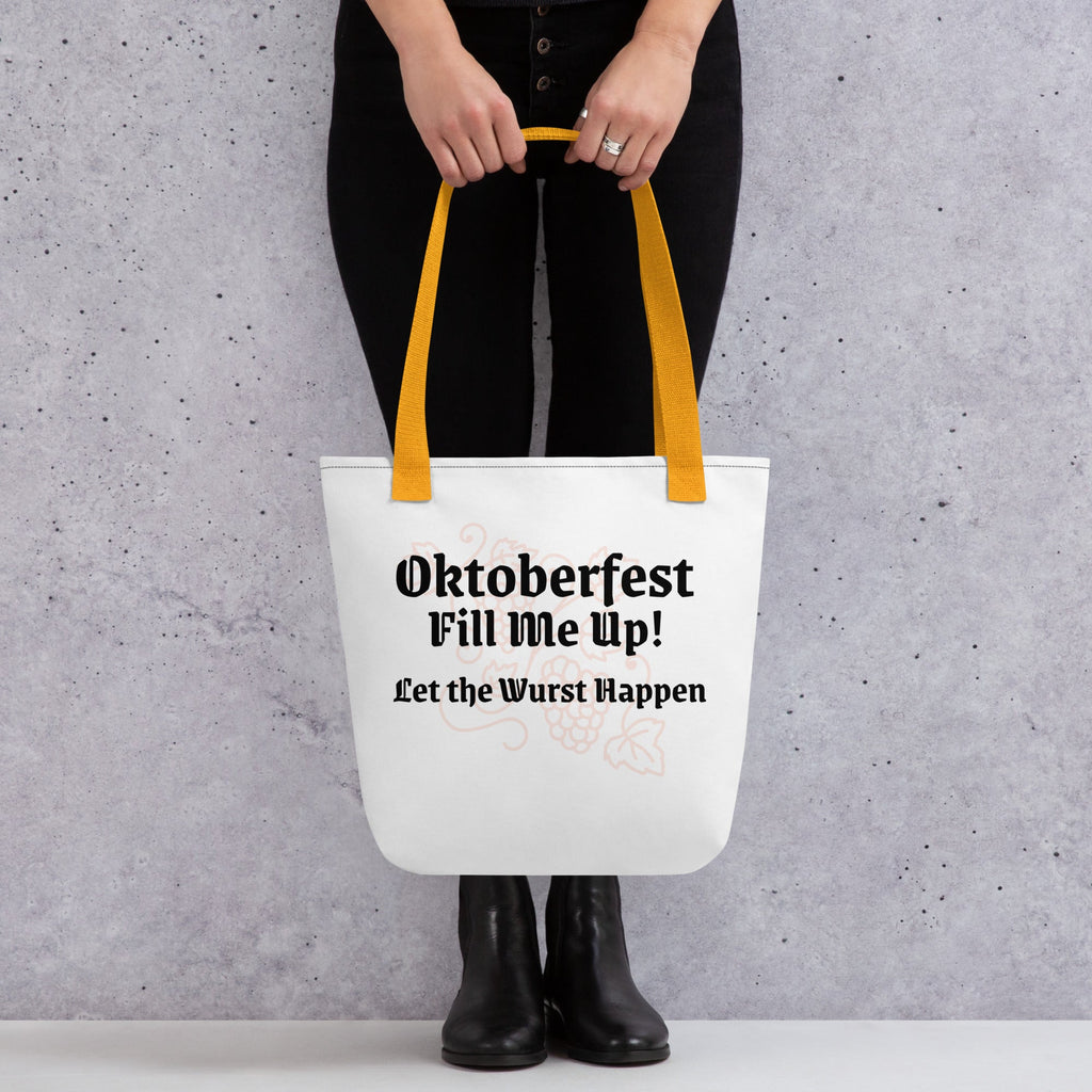 Oktoberfest Bag - Fill Me Up! - Weekend Wine Tote - Bag & Bard