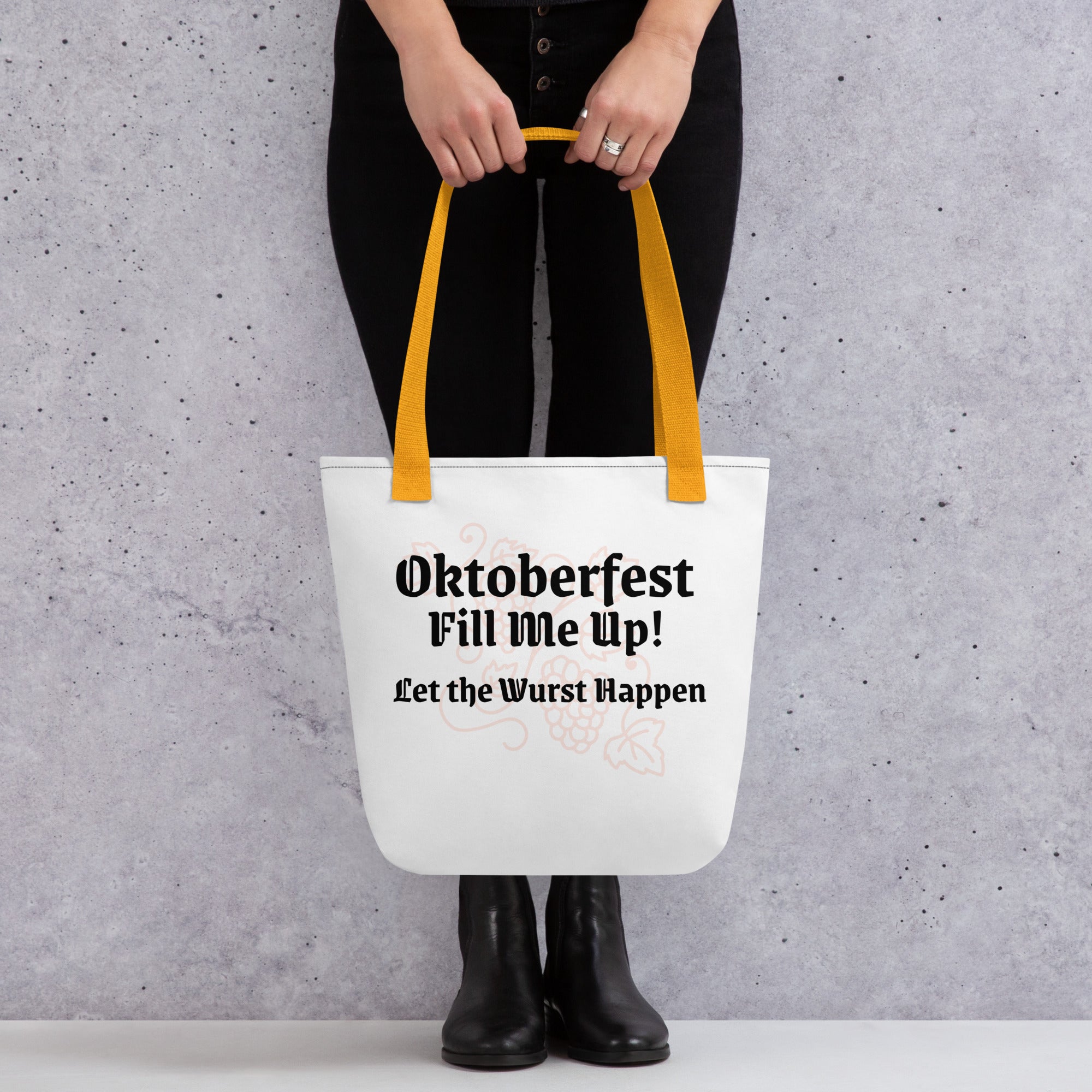 Oktoberfest Bag - Fill Me Up! - Weekend Wine Tote - Bag & Bard