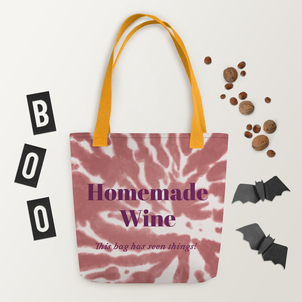 Homemade Wine Tote Bag -This Bag has Seen Things - Bag & Bard