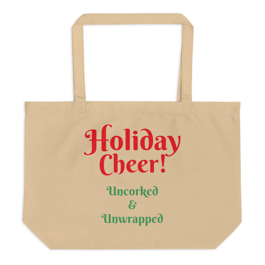 Cotton Holiday Cheer - unique bag to shop with and bring in the holiday season.