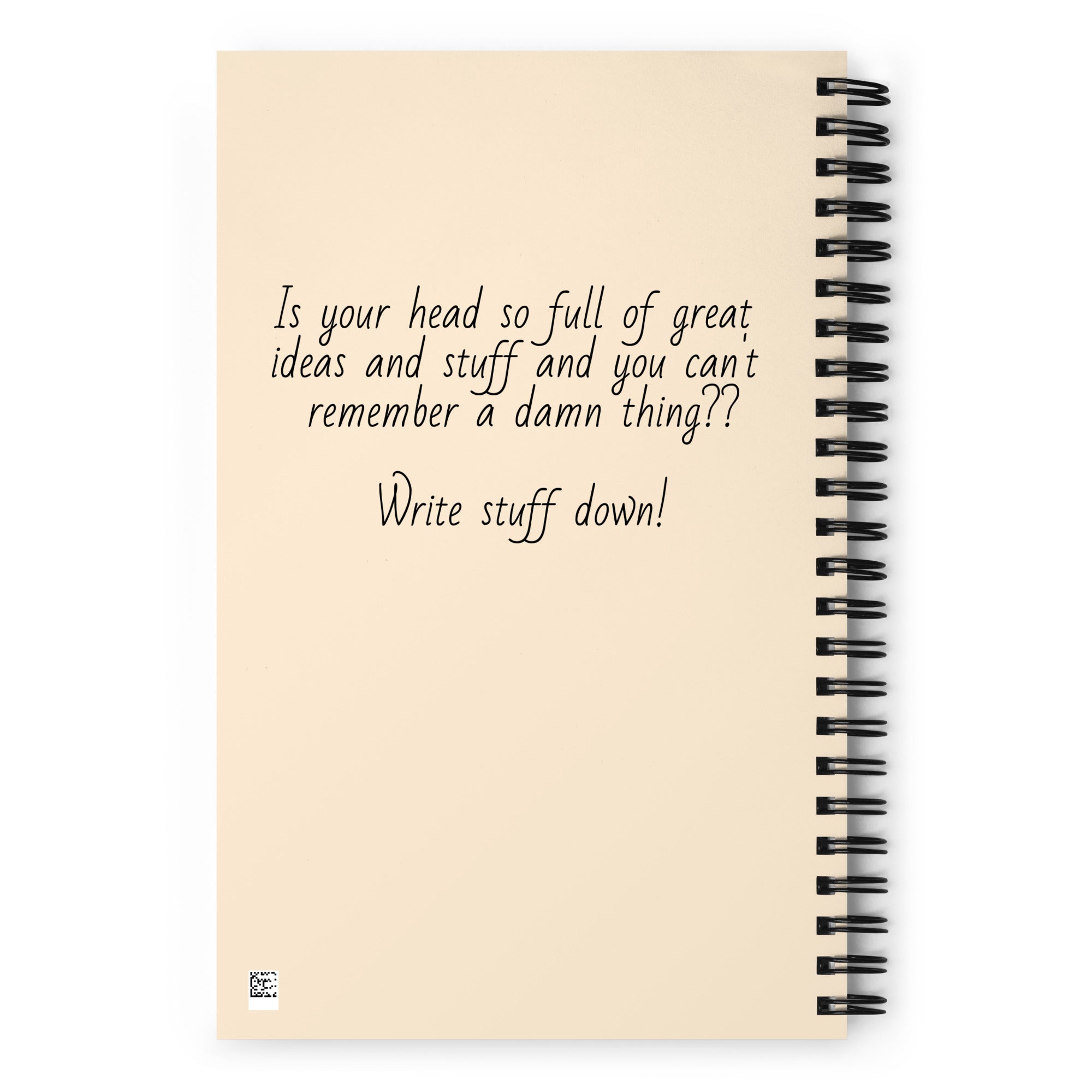 Brain Dump Notebook – Because My Head Is Too Damned Full - Bag & Bard