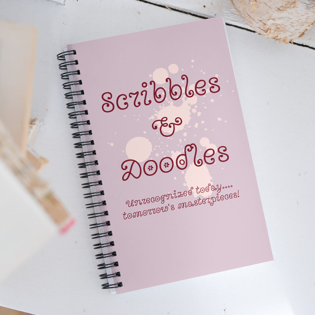 Doodles & Scribbles Notebook - Today's doodles, Tomorrow's Art - Bag & Bard