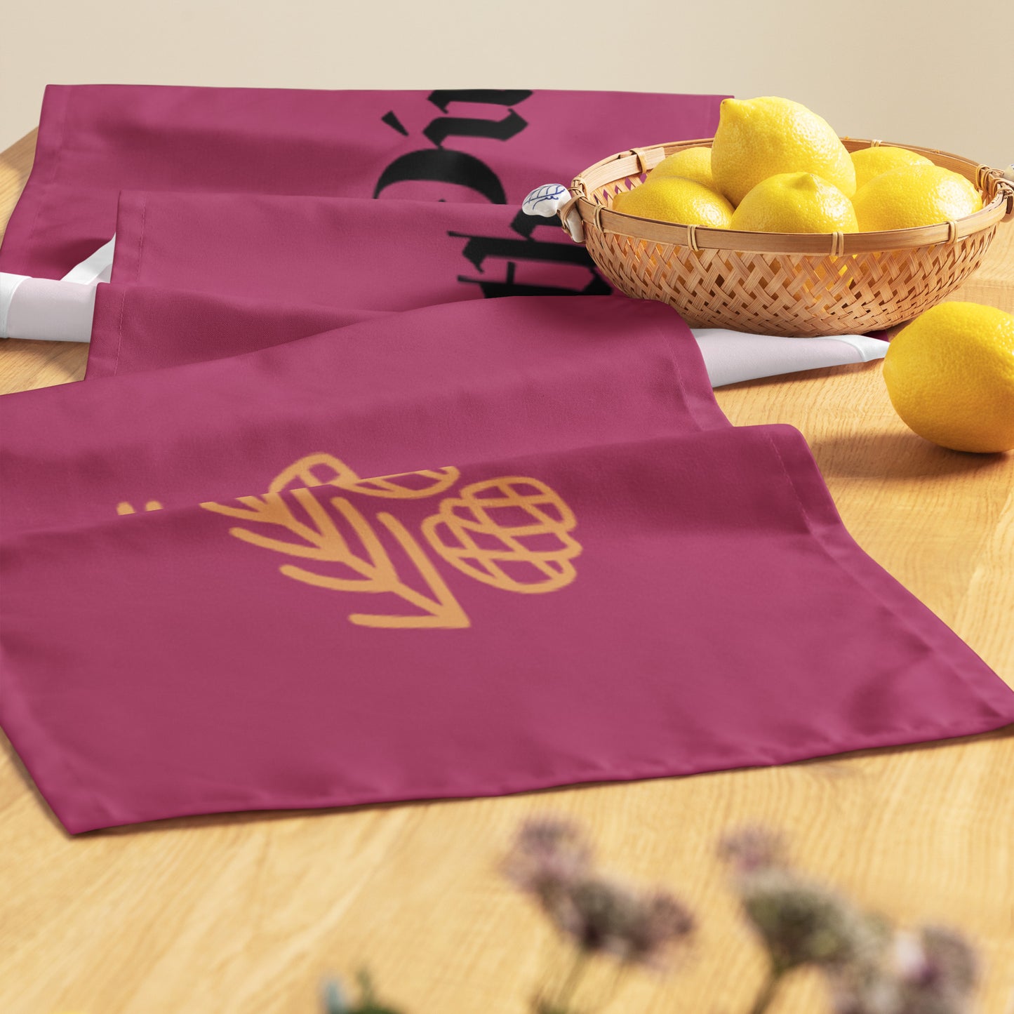 The Best Wine Tasting Time Holiday Table Runner - Bag & Bard