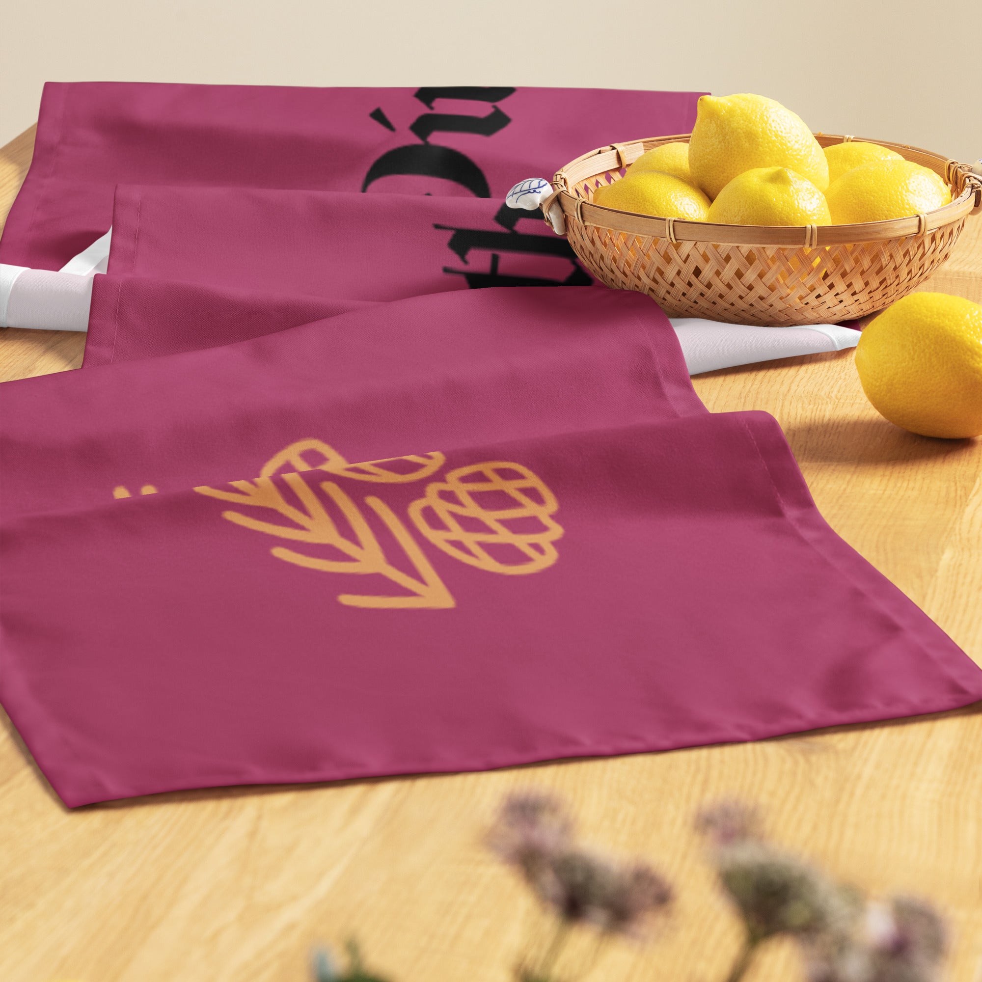 The Best Wine Tasting Time Holiday Table Runner - Bag & Bard