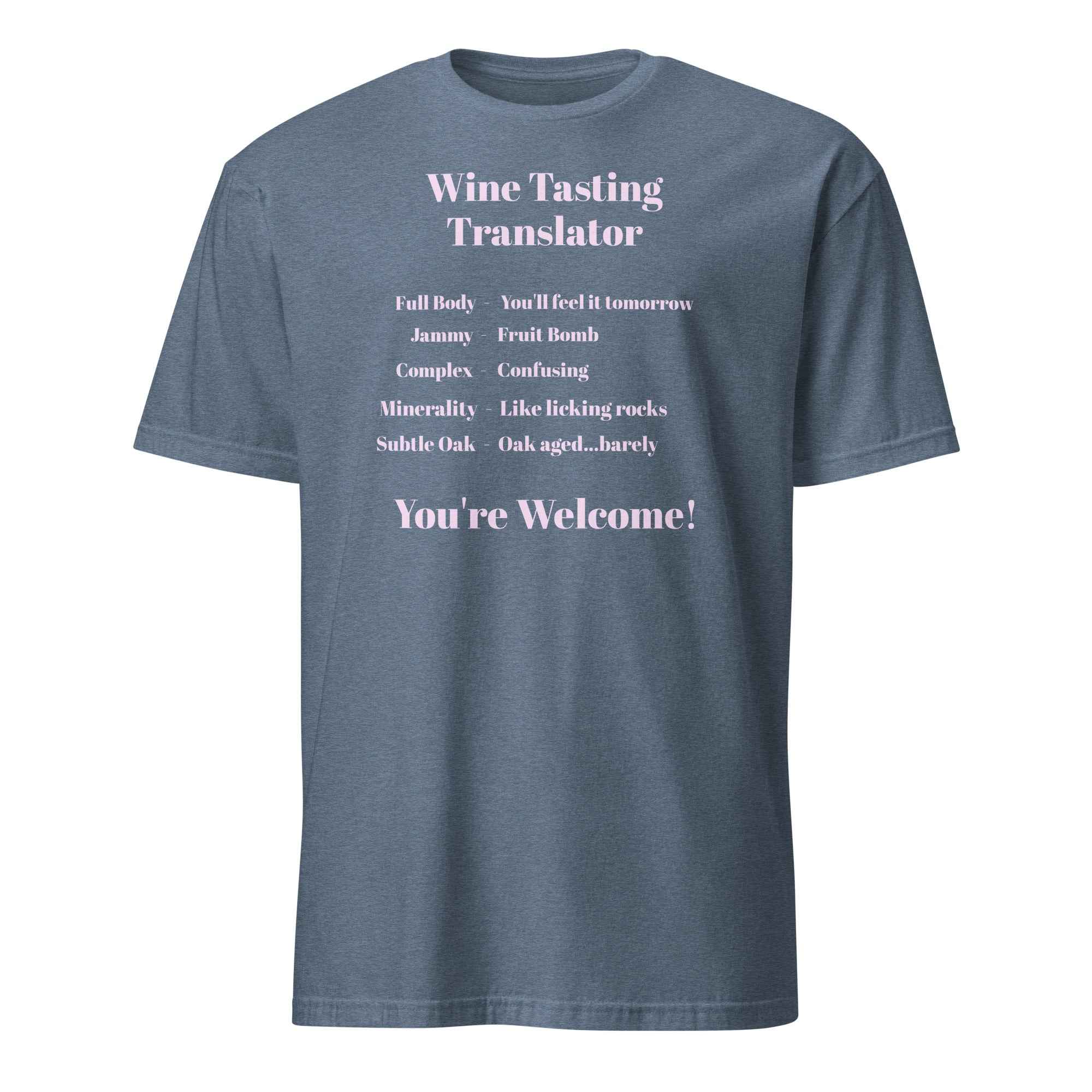 Wine Tasting Translator T-shirt