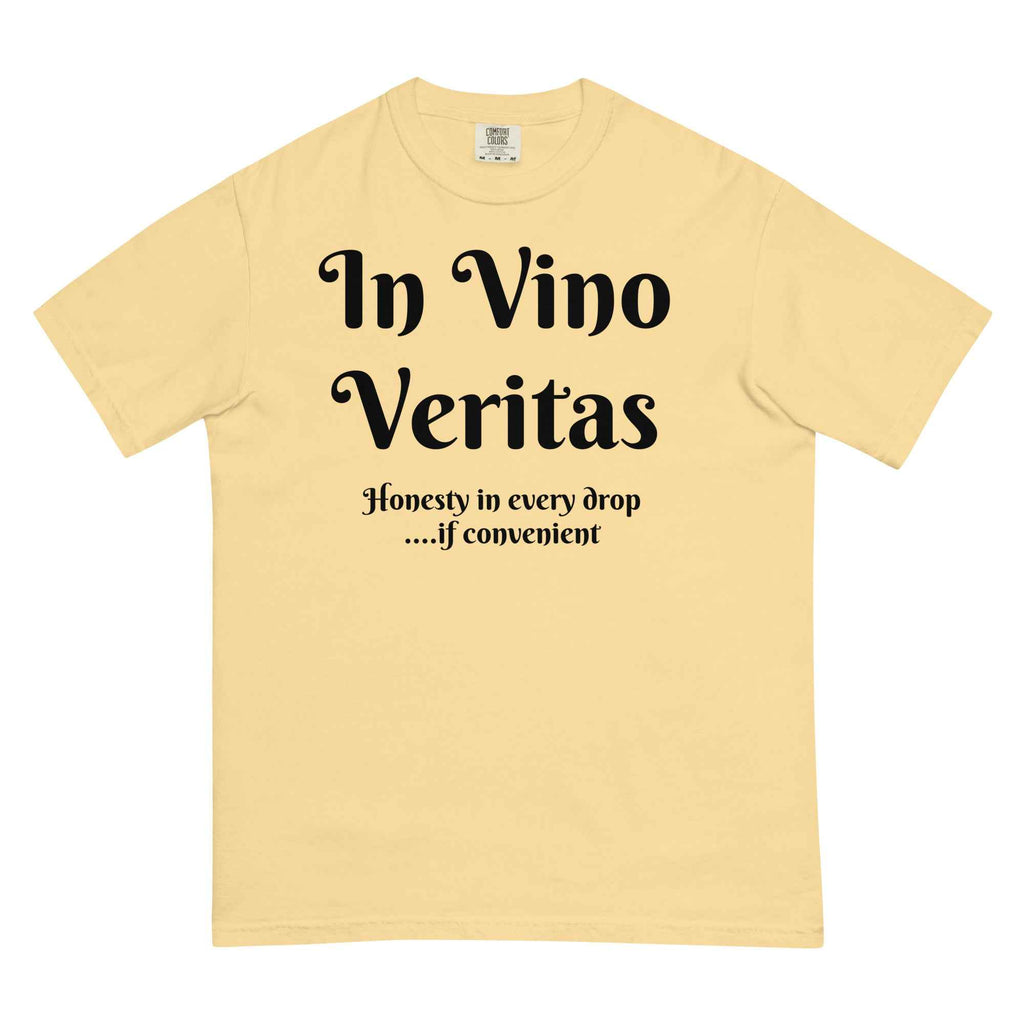 Bag & Bard tee featuring wine-themed truth quote in gothic font—perfect for rebels and romantics.”
