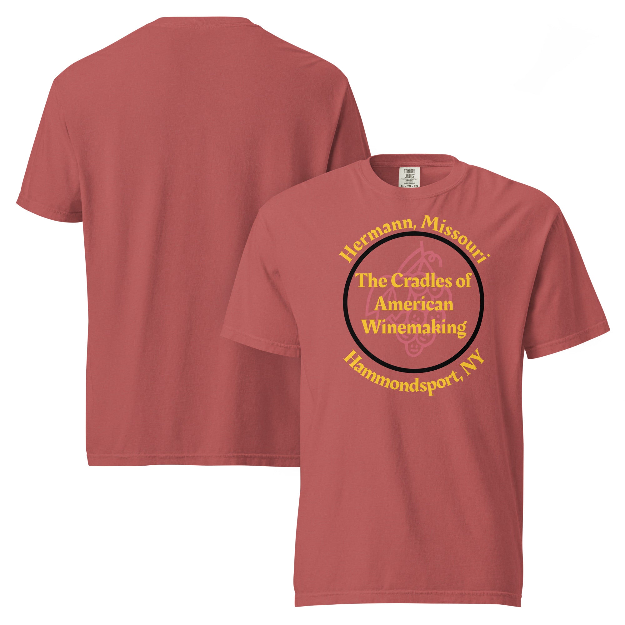 Cradle of American Winemaking Tee - Casual Wine T-shirt - Bag & Bard