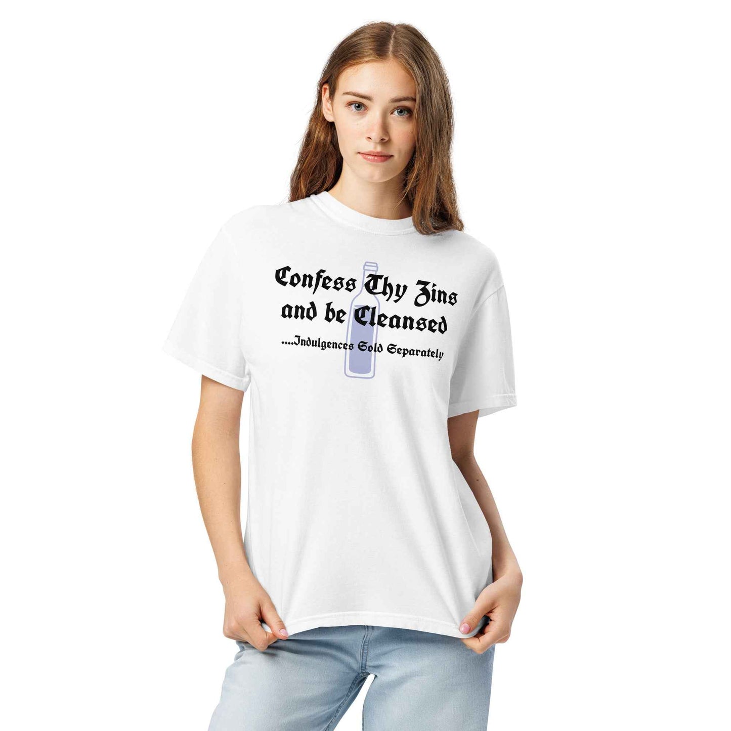 Unisex garment-dyed heavyweight t-shirt