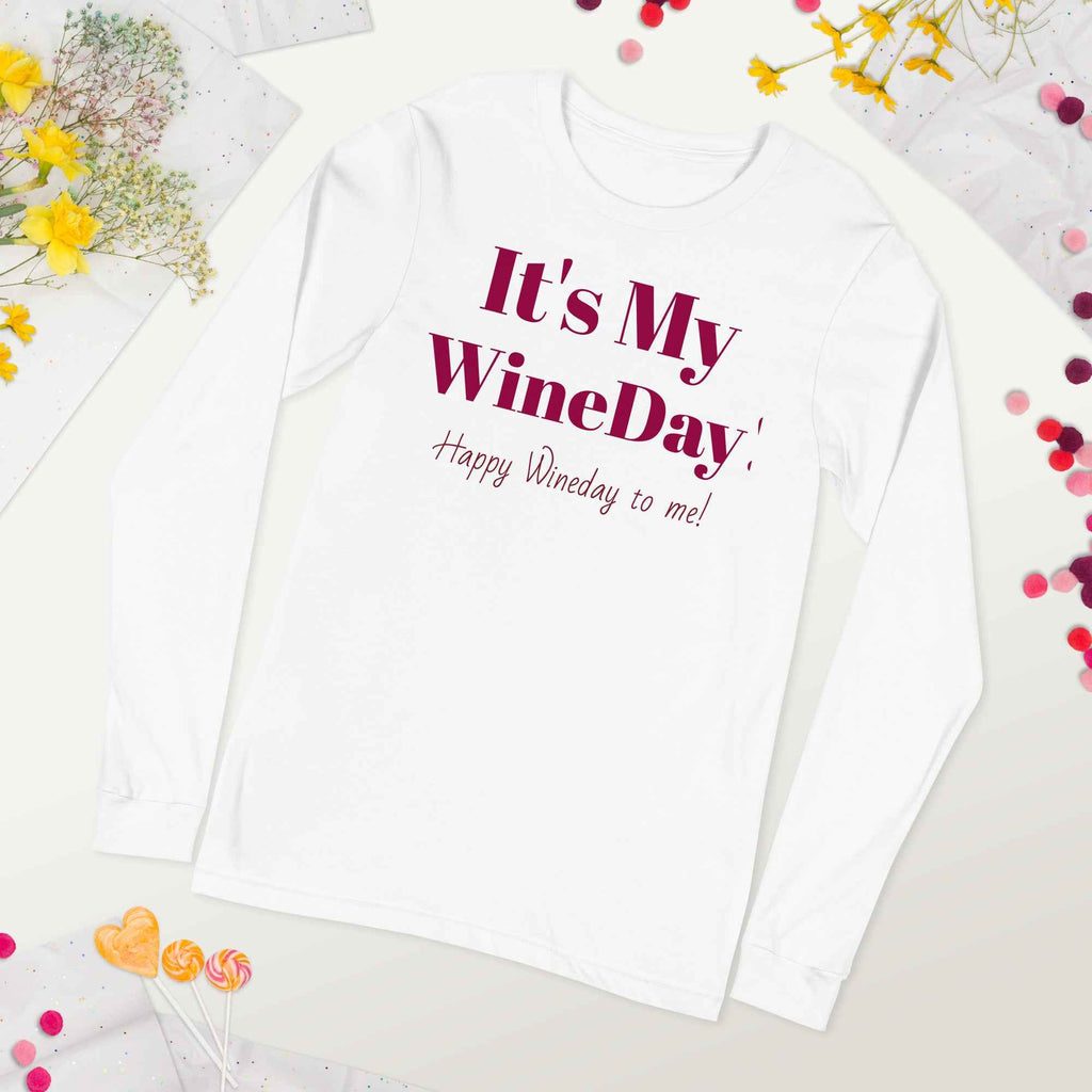 It's My Wineday unisex Long Sleeve Tee