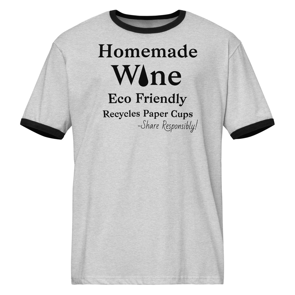 Homemade Wine "Eco Friendly" T-Shirt - Sarcastic Wine Shirt - Bag & Bard