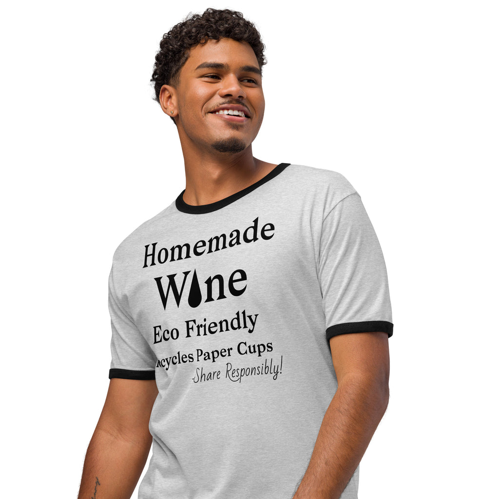 Homemade Wine "Eco Friendly" T-Shirt - Sarcastic Wine Shirt - Bag & Bard