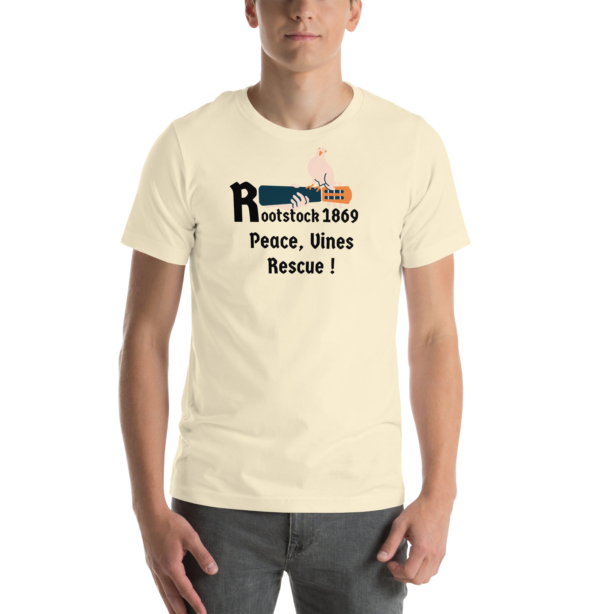 Rootstock 1869 Wine Shirt - Rooted in America - Unisex T - Bag & Bard