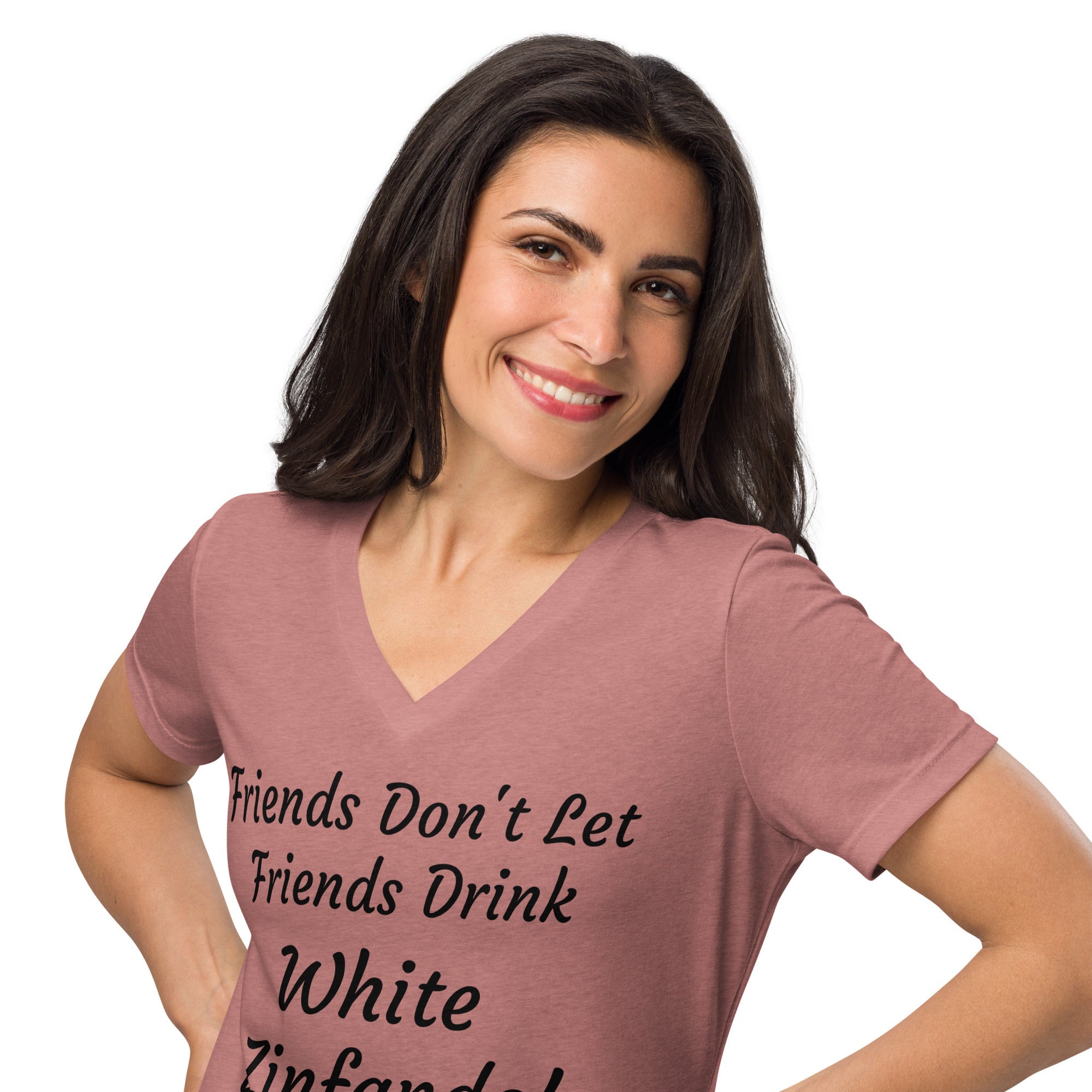 Friends Don't Let Friends Drink White Zinfandel Tee - Funny Tees - Bag & Bard